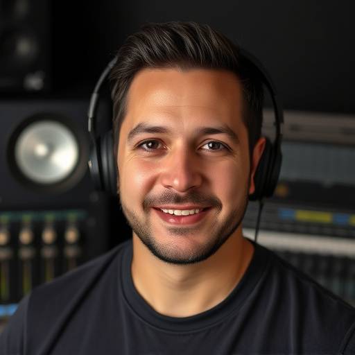 Professional portrait of Michael Rodriguez, Head Audio Engineer.